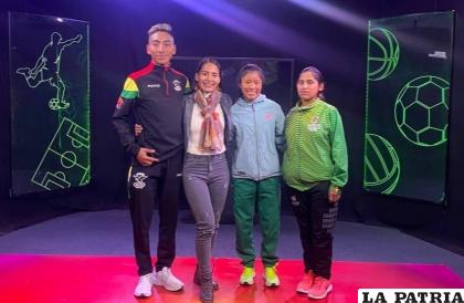 Atletas bolivianos que asistirán a la competencia en Brasil 
/Viceministerio de Deportes