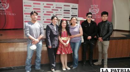 La cantante orureña fue ganadora de varios concursos /Cortesía