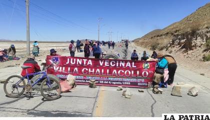 Bloque de Vecinos de Villa Challacollo /DEFENSORÍA