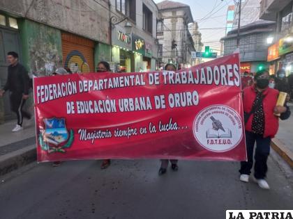 Los maestros urbanos tienen una serie de demandas que el estado debe cumplir / LA PATRIA
