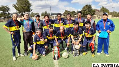 Deportivo Vinto terminó en el tercer lugar en la categoría Máster Honor /LA PATRIA