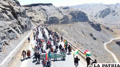 Los cocaleros alistan su ingreso a La Paz /APG