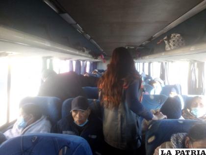 Operativos en la Nueva Terminal de Autobuses Oruro /LA PATRIA
