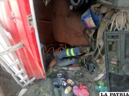 Una persona salió lastimada tras el incidente /Tránsito