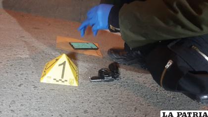 El revólver calibre 22 fue secuestrado para fines investigativos /LA PATRIA