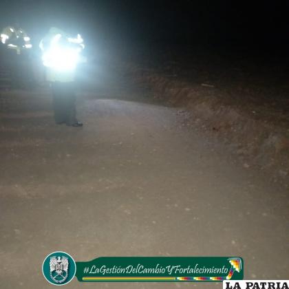 Su colega se salvó debido a que saltó a un costado de la carretera /Policía 