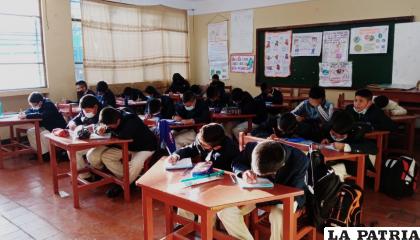 En todos los niveles, en colegios particulares y fiscales las clases son hasta 30 de noviembre 
/La Patria archivo