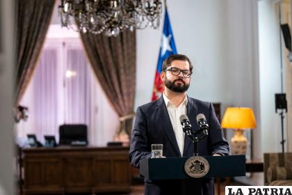El presidente chileno Gabriel Boric /INFOBAE