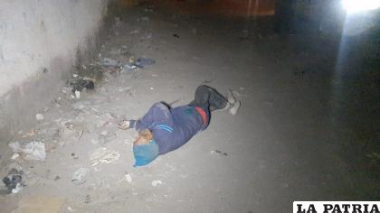 El cadáver fue llevado a la morgue del cementerio / LA PATRIA
