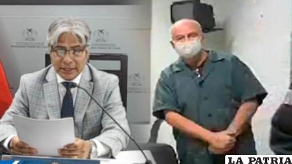 Wilfredo Chávez, procurador general del Estado y Arturo Murillo, exministro de Gobierno / Opinión