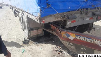 El accidente se registró en inmediaciones de la nueva terminal de autobuses / LA PATRIA 