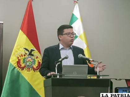 El ministro de Planificación del Desarrollo, Sergio Cusicanqui /LA PATRIA