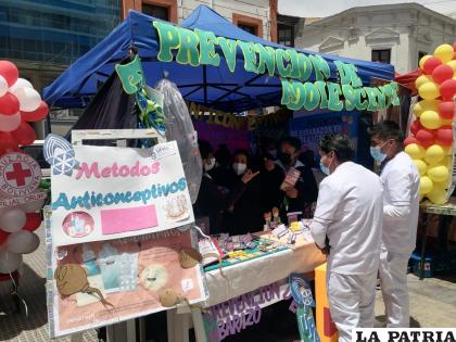 Feria de Salud con la temática Prevención de Embarazo en Adolescentes /LA PATRIA

