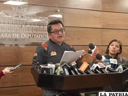 El diputado del MAS, Renán Cabezas /LA PATRIA