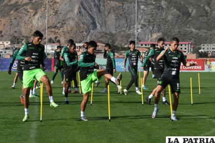 La â€œverdeâ€ viene entrenando en procura de tener un debut auspicioso en las Eliminatorias /APG