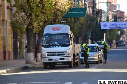 Los efectivos policiales harán controles en la ciudad /LA PATRIA Archivo