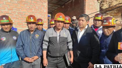 Los cooperativistas en Oruro expresaron su apoyo a Arce / LA PATRIA
