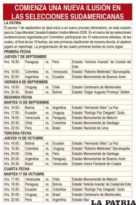 CUATRO PRIMERAS FECHAS