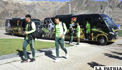La Selección Nacional realizó ayer su último trabajo en La Paz /APG

