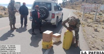 Operativos de control contra el contrabando 
/Viceministerio de Lucha Contra el Contrabando