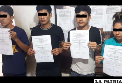 Los cuatro fueron enviados a la cárcel /RRSS