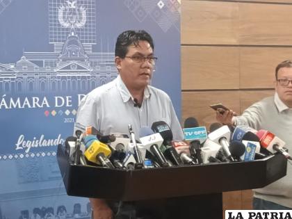 El diputado del Movimiento Al Socialismo, del ala ??evista?, Héctor Arce /MAS
