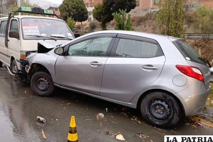 Las condiciones climáticas afectaron para que ocurra el incidente vial /APG
