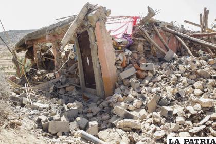 Destrozos en la aldea de Tafagajt, en Marruecos, cerca del epicentro del devastador terremoto /EFE
