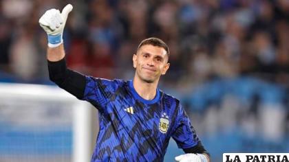Emiliano Martínez pasa por un buen momento en la selección Argentina /as.com