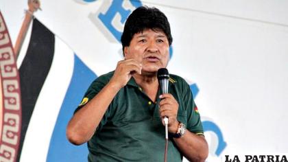 El líder del MAS, Evo Morales/RRSS