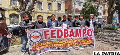 Músicos de Cobaprob y Fedbampo desconocen convocatoria de la Conamprobol /LA PATRIA