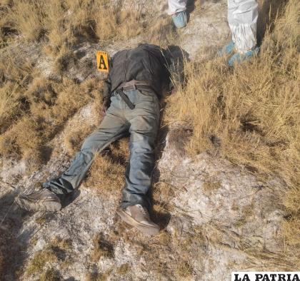 El cuerpo decapitado fue hallado cerca de Machacamarca /Cortesía