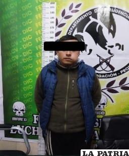 El hombre será sometido a la justicia /Cortesía