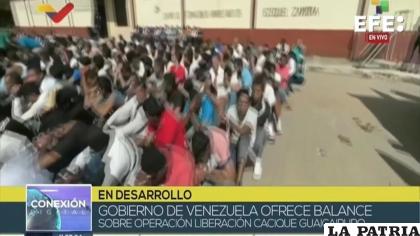 El Gobierno de Venezuela aseguró este miércoles que impidió una ??fuga masiva? en la cárcel de Tocorón /Canal estatal VTV
