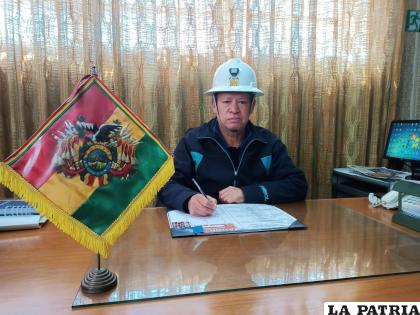 Gerente de Comibol Oruro, Freddy Herrera /Comibol 