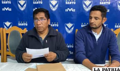 Durante la explicación de Vallejos sobre la deuda que tiene San José a la AFO /LA PATRIA