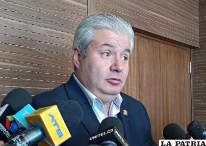 El jefe de bancada de Comunidad Ciudadana (CC), Enrique Urquidi 
/LA PATRIA