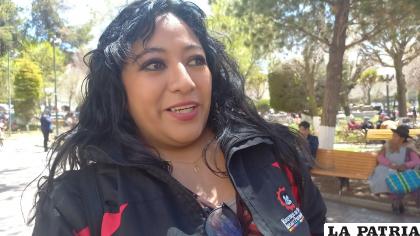 Danitza Villarroel, jefa departamental de Trabajo /LA PATRIA
