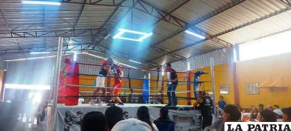 Los pugilistas orureños brindaron combates atractivos /LA PATRIA