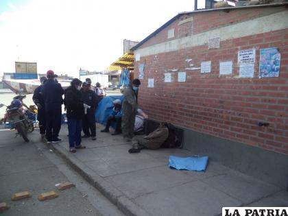El cadáver fue hallado en el mercado Tagarete /Cortesía