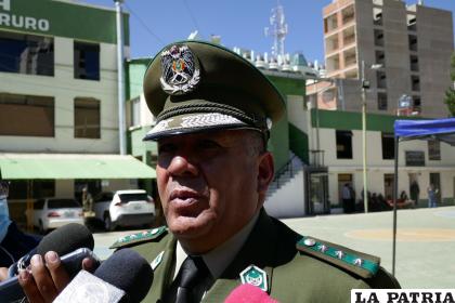 Director de la fuerza anticrimen, coronel Lionel Valenzuela /LA PATRIA