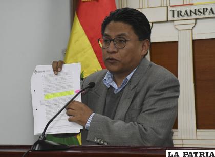 Ministro de Justicia, Iván Lima /APG