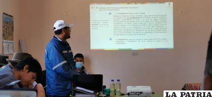 Socialización de resultados de laboratorio a pobladores de Puñaca /LA PATRIA