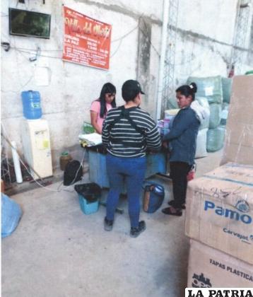 Aprehenden a la implicada cuando retiraba la encomienda en Bermejo /Cortesía
