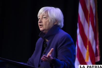 Secretaria del Tesoro de Estados Unidos, Janet Yellen, en Washington DC (EE.UU.) /EFE /Michael Reynolds