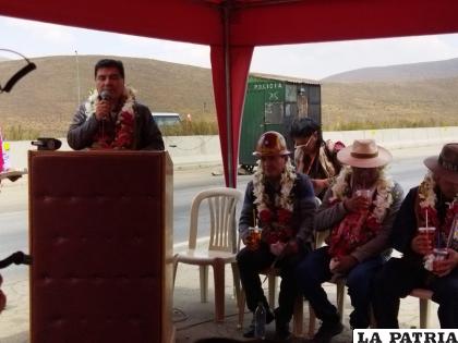 El gobernador destacó la importancia de este puesto de control /LA PATRIA