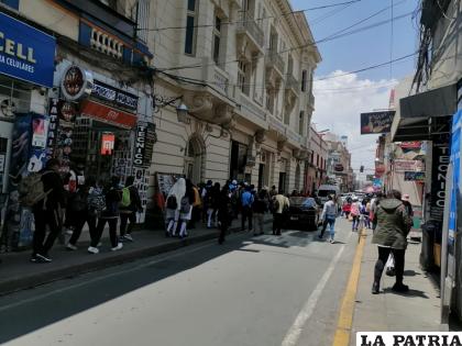 Operativos permitieron liberar la calle Bolívar /LA PATRIA

