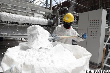Bolivia encara la industrialización del litio. / YLB.