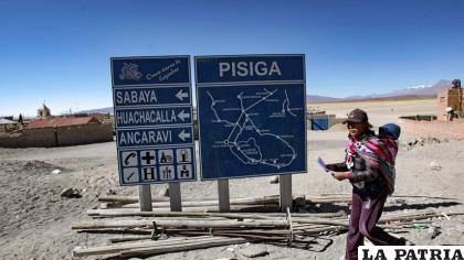 Pisiga está ubicada en la frontera con Chile /Emilio Castillo