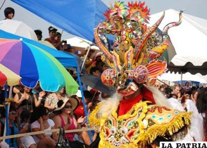 La Diablada la más emblemática de las danzas del Carnaval de Oruro, Obra Maestra del Patrimonio Oral e Intangible de la Humanidad